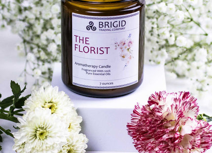 The Florist Soy Wax Candle - Jasmine, Ylang Ylang, Helichrysum, and Sandalwood