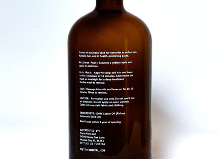 Organic Pure Castor Oil + Cloth Pack Bundle