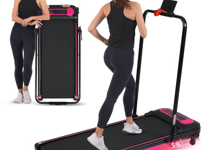 NEW Folding Walking Pad Under Desk Treadmill for Home Office -2.5HP Walking Treadmill With Incline 0.5-7.5MPH 300LBS Capacity Treadmill for Walking Running - Two Ways to Adjust Speed
