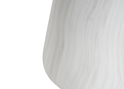 Outdoor Ponti Travertine Side Table,White