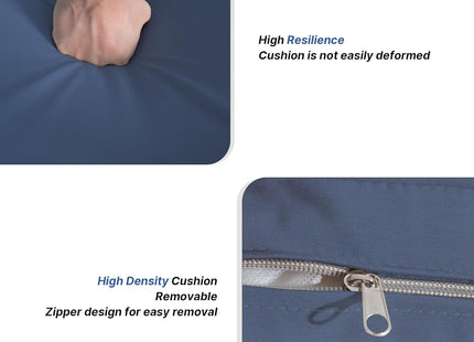 Stylish Four-Piece Outdoor Patio Furniture Set with Cushions