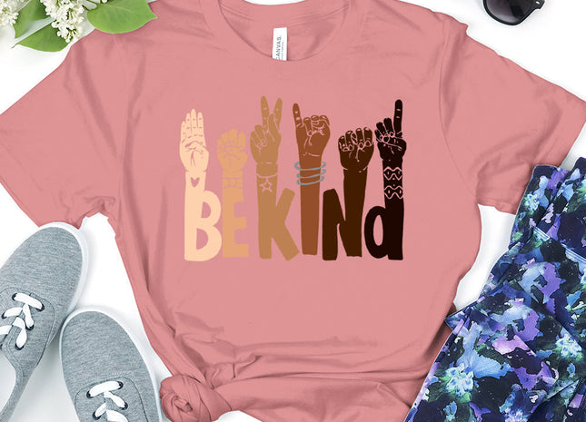 Be Kind T-Shirt – Positive Message Graphic Tee for Everyday Wear