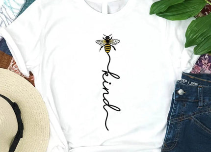 Inspirational Shirt – Bee Kind Script Tee