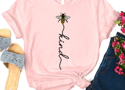 Inspirational Shirt – Bee Kind Script Tee