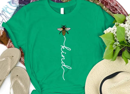 Inspirational Shirt – Bee Kind Script Tee
