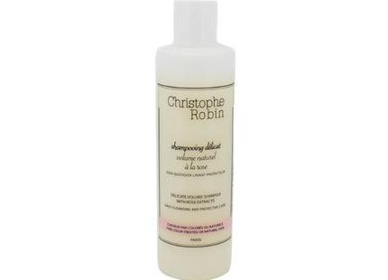 Christophe Robin Delicate Volume Shampoo w Rose Extracts 8.33oz - New