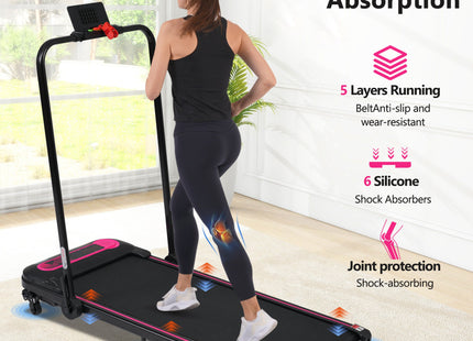 NEW Folding Walking Pad Under Desk Treadmill for Home Office -2.5HP Walking Treadmill With Incline 0.5-7.5MPH 300LBS Capacity Treadmill for Walking Running - Two Ways to Adjust Speed