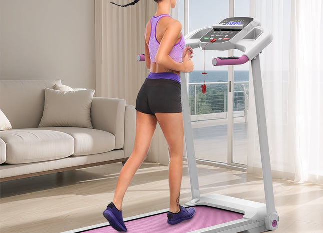 Foldable Treadmill 2.5HP Electric Folding Treadmill Running Walking Machine for Home Gym, Max 265 LBS Weight Capacity