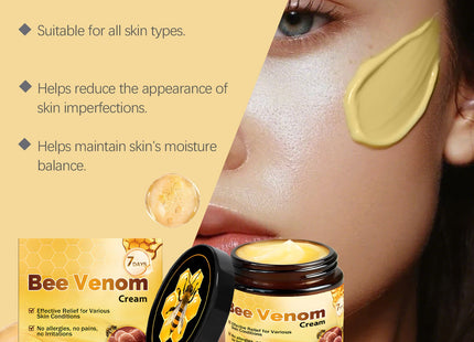 AMZ Bee Venom Skin Care Cream Is Gentle, Moisturizing, Hydrating, Smooth And Delicate. It Is Suitable For Daily External Application And Skin Care