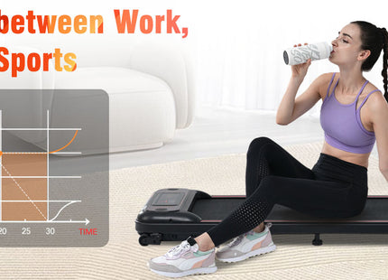 NEW Walking Pad Under Desk Treadmill for Home Office -2.5HP Walking Treadmill With Incline 0.5-4MPH 265LBS Capacity Treadmill for Walking Running - Wristband Remote