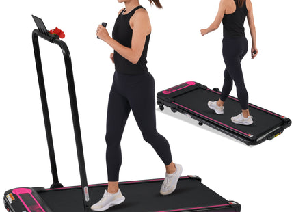 NEW Folding Walking Pad Under Desk Treadmill for Home Office -2.5HP Walking Treadmill With Incline 0.5-7.5MPH 300LBS Capacity Treadmill for Walking Running - Two Ways to Adjust Speed