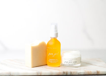 Double Cleansing Kit: Anti-Aging - Revive + Restore Co.