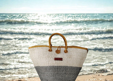 Ash & Ivory Wisdom Handmade Sisal Straw Basket Tote