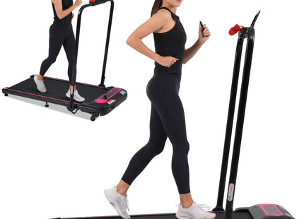 NEW Folding Walking Pad Under Desk Treadmill for Home Office -2.5HP Walking Treadmill With Incline 0.5-7.5MPH 300LBS Capacity Treadmill for Walking Running - Two Ways to Adjust Speed