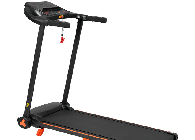 Treadmills for Home, 2.5HP Quiet Folding Treadmill with Heart Rate Sensor, 300lbs Weight Capacity, 7.5MPH, Incline Treadmill With USB Charge Station For Android & Bluetooth Speaker, 6 Shock-Absorbing