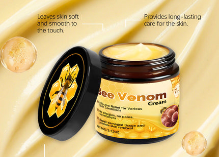 AMZ Bee Venom Skin Care Cream Is Gentle, Moisturizing, Hydrating, Smooth And Delicate. It Is Suitable For Daily External Application And Skin Care