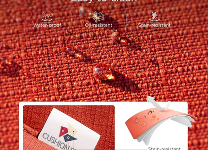 Patio Furniture Set with Fire Pit Table and Cushions