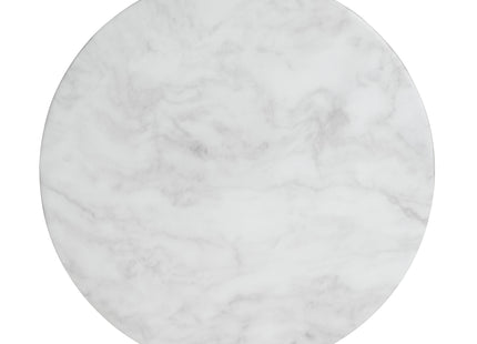 Outdoor Ponti Travertine Side Table,White