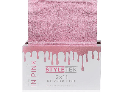 Styletek Pretty In Pink Embossed Pop-Up Foil 500ct 5x11