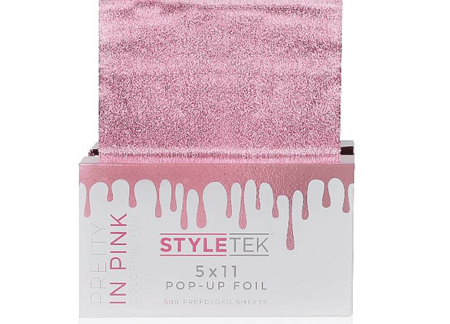 Styletek Pretty In Pink Embossed Pop-Up Foil 500ct 5x11