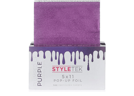 Styletek Plumped Up Purple Embossed Pop-Up Foil 500ct 5x11