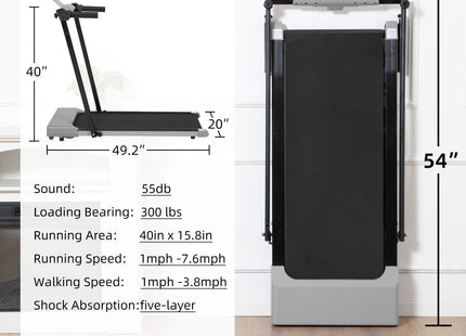Treadmills for Home, Treadmill with LED for Walking & Running