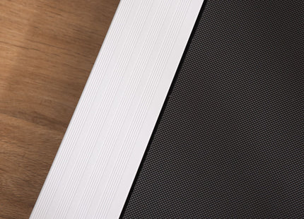 Soozier Under Desk Treadmill, Portable Walking Pad with Foldable Wheels, Remote Control, LED Display, 264 lbs Weight Capacity, White