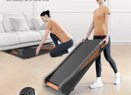 Home Exercise Walking Pad Under Desk Treadmill 8% Incline for Small Space