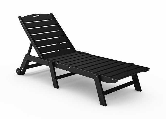 Flat Armless Chaise Lounge