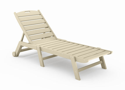 Flat Armless Chaise Lounge