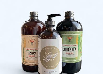 Happy Mushroom Collection & French Vanilla Syrup