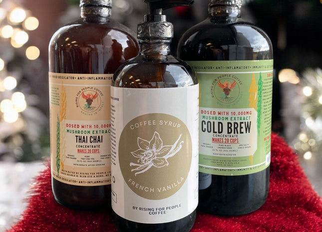 Happy Mushroom Collection & French Vanilla Syrup