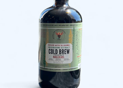 Happy Mushroom concentrated Cold Brew coffee