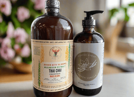 Happy Mushroom Thai Chai & French Vanilla Syrup