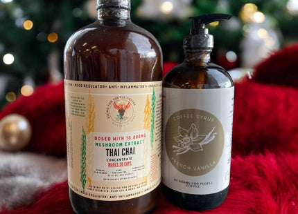 Happy Mushroom Thai Chai & French Vanilla Syrup