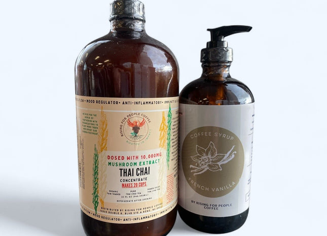 Happy Mushroom Thai Chai & French Vanilla Syrup