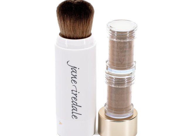 jane iredale Amazing Base Loose Mineral Powder Refillable Brush SPF15 COCOA 0.18oz - New