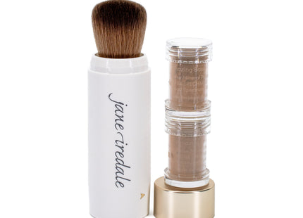 jane iredale Amazing Base Loose Mineral Powder Refillable Brush SPF15 MAHOGANY 0.18oz - New