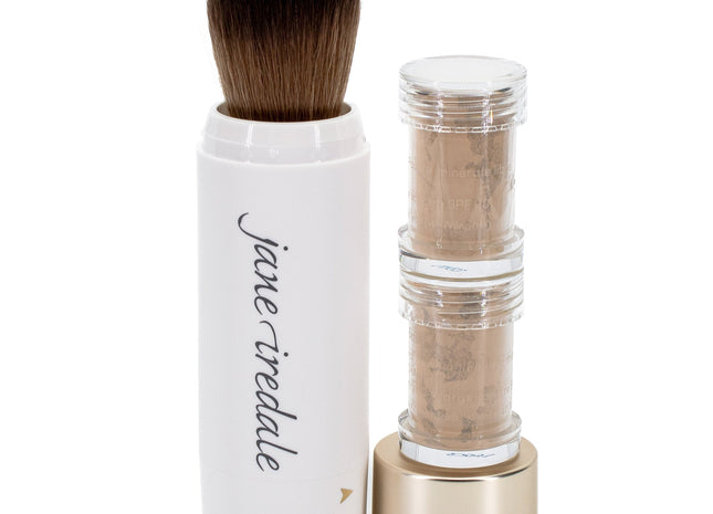 jane iredale Amazing Base Loose Mineral Powder Refillable Brush SPF20 RIVIERA 0.18oz - Imperfect Box