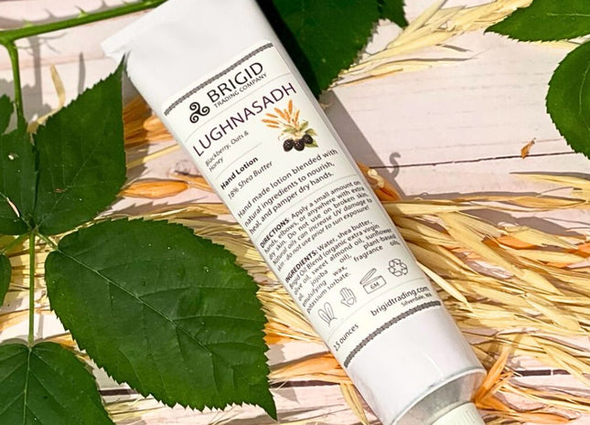 Lughnasadh Natural Hand Lotion - Blackberries, Oats, and Honey