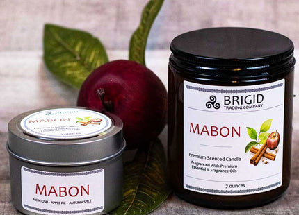 Mabon Soy Wax Candle - McIntosh Apple, Granny Smith, Apple Pie & Harvest Spices