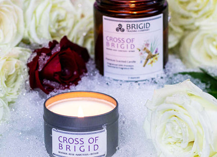 Imbolc Soy Wax Candle - Heather, Rose, Narcissus & Vetiver