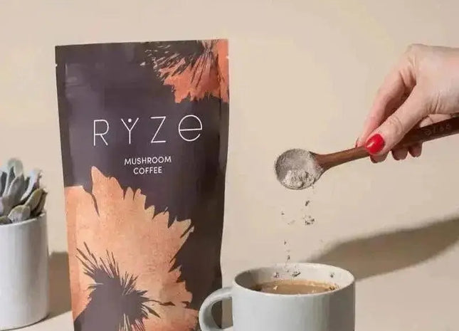 RYZE Mushroom Coffee – Premium Organic Mushroom Coffee Blend with Adaptogens for Focus, Energy & Immunity