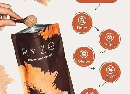 Ryze Mushroom Coffee (30 Servings) Pack of 2