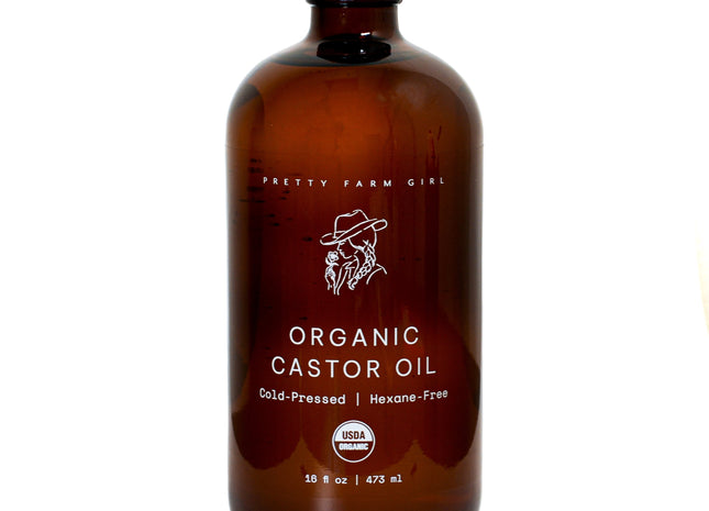 Organic Pure Castor Oil + Cloth Pack Bundle