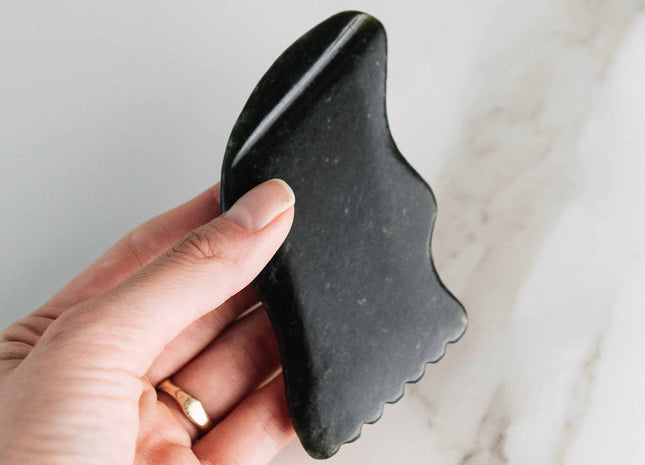 Black Nephrite Gua Sha Lifting Tool- Collective