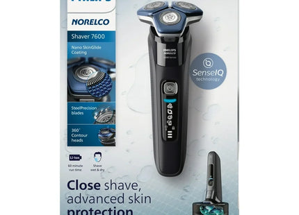 Philips 7600 Rechargeable Norelco 7600 Wet & Dry Electric Shaver - New