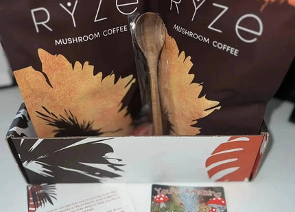 RYZE Mushroom Coffee Pack of 2 | 6 Adaptogenic Mushrooms | Organic | Instant Coffee | MCT Oil | Better Energy, Focus, Digestion, Immunity | Cordyceps, Lion’s Mane, Shiitake, Reishi, Turkey Tail, King Trumpet
