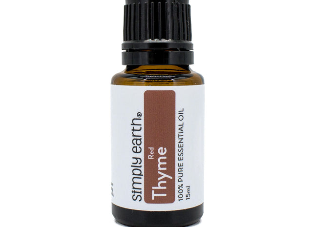 simply earth Red Thyme Therapeutic Grade 0.5oz - Imperfect Box
