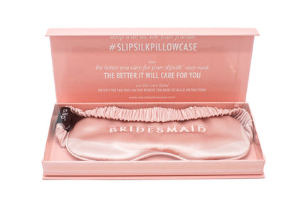 slip Pure Silk Sleep Mask BRIDESMAID - New